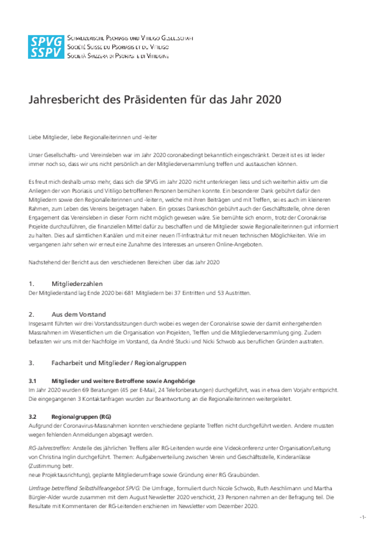 jahresbericht praesident 2020 1